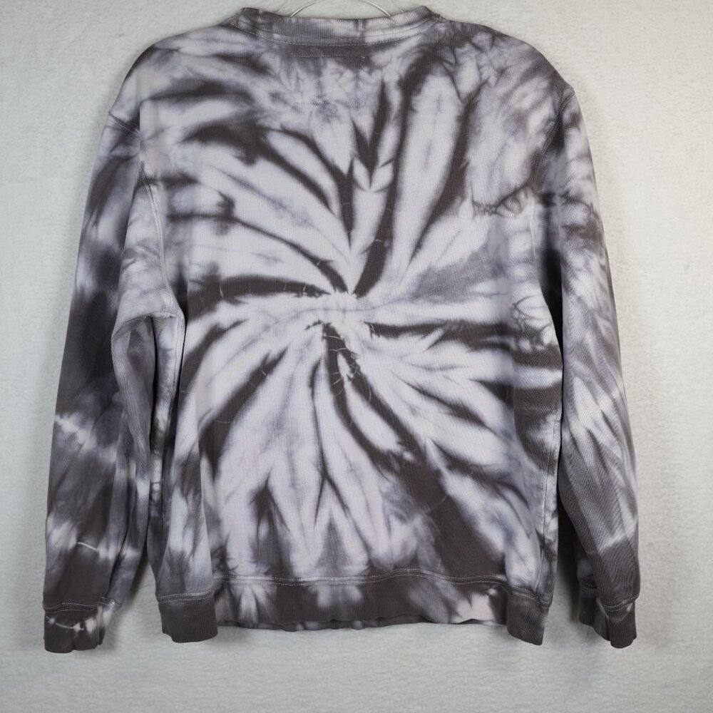 THE ROLLING STONES Sweatshirt Mens Oversized Small Tie Die Logo Tongue Crew Neck - Picture 6 of 6